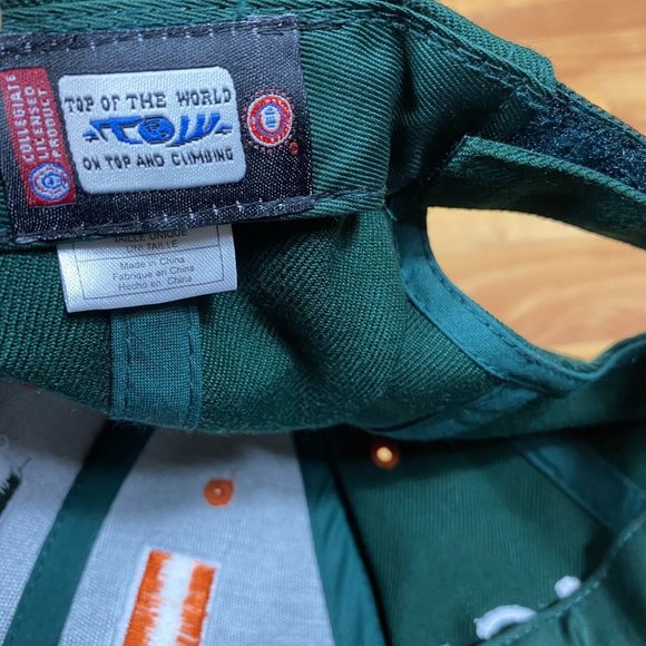 Miami Hurricanes ACC Hat Cap Big Logo Adjustable EUC - Picture 7 of 9